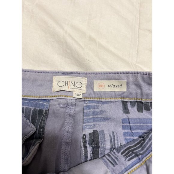 Anthropologie Relaxed Chino Pants in Lavender Purple Pants Size 28 - Picture 6 of 7